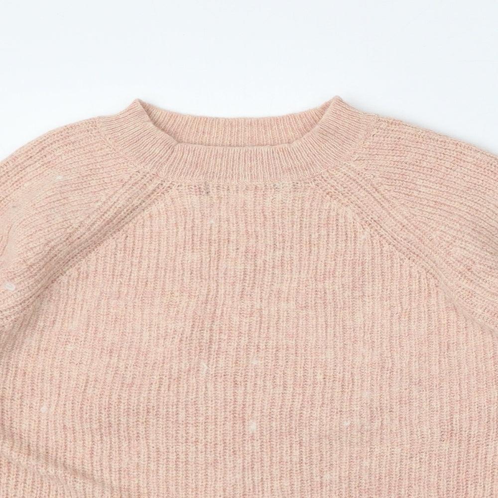 Womens UK Size S Marks and Spencer Pink Pullover Jumper