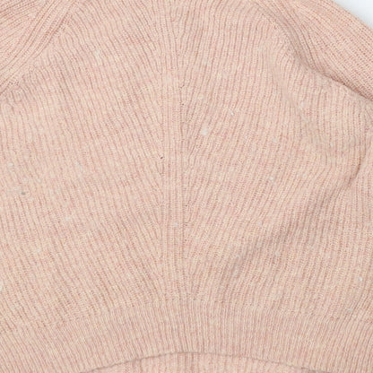 Womens UK Size S Marks and Spencer Pink Pullover Jumper