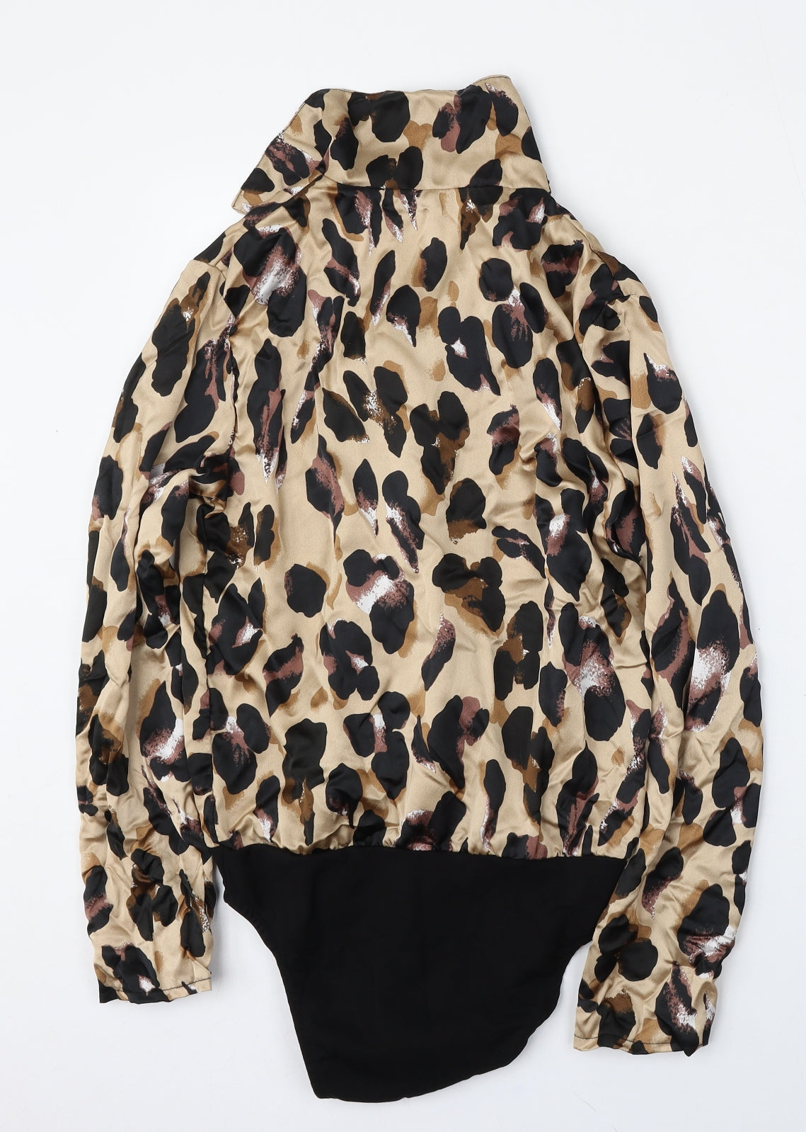 Quiz Womens Multicoloured Animal Print Polyester Bodysuit One-Piece Size 6