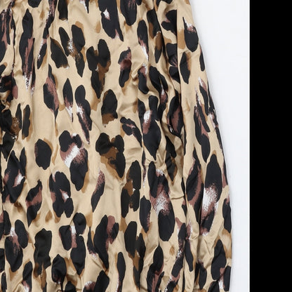 Quiz Womens Multicoloured Animal Print Polyester Bodysuit One-Piece Size 6