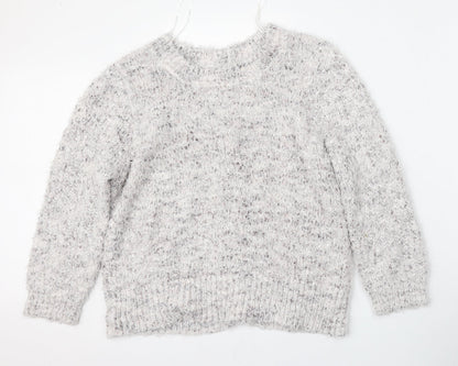 Womens UK Size 18 M&Co Purple Pullover Jumper