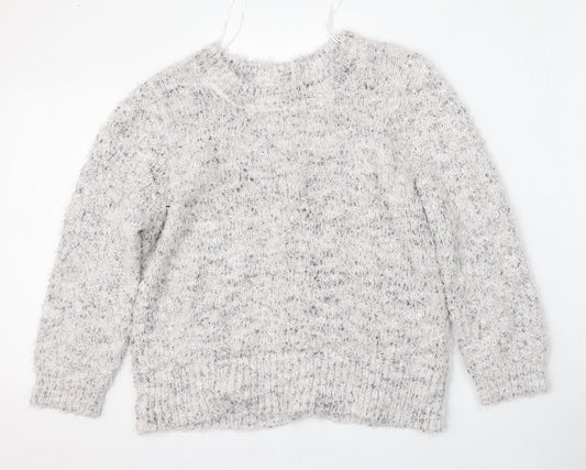 Womens UK Size 18 M&Co Purple Pullover Jumper