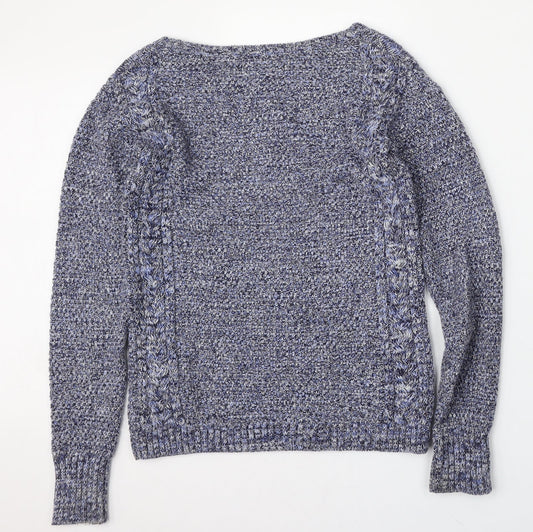 Gap Mens Blue Round Neck  Cotton Pullover Jumper Size XS