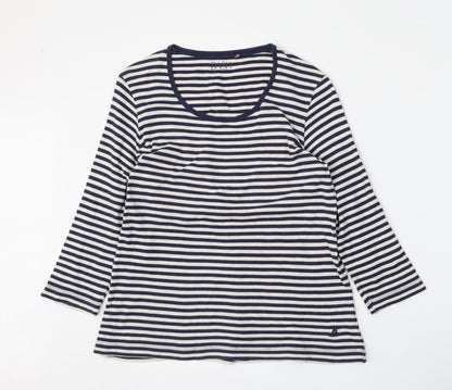 Womens UK Size M DASH White Basic T-Shirt