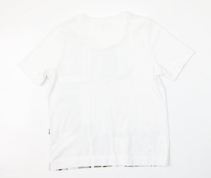 Womens UK Size 10 Tigi White Basic T-Shirt