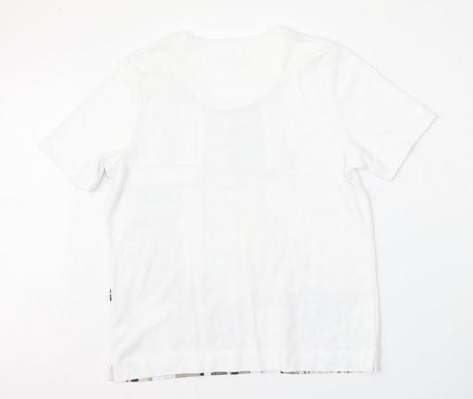 Womens UK Size 10 Tigi White Basic T-Shirt