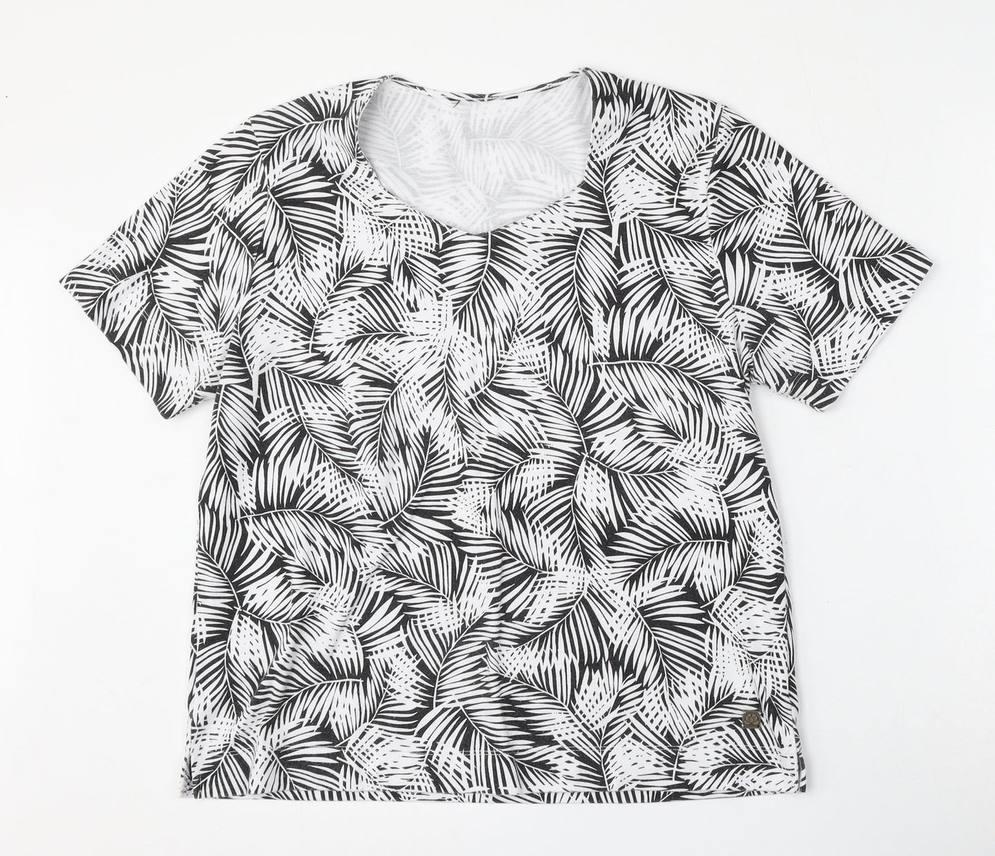 Womens UK Size L TIGI White Basic T-Shirt