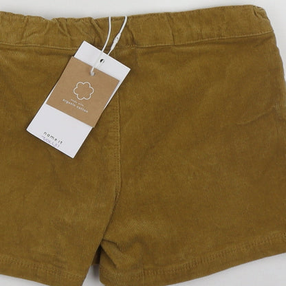 name it Girls Brown  Cotton Wrap Skort Size 2-3 Years  Regular