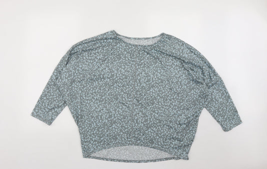 Dunnes Mens Multicoloured Square Neck Geometric Polyester Pullover Jumper Size M