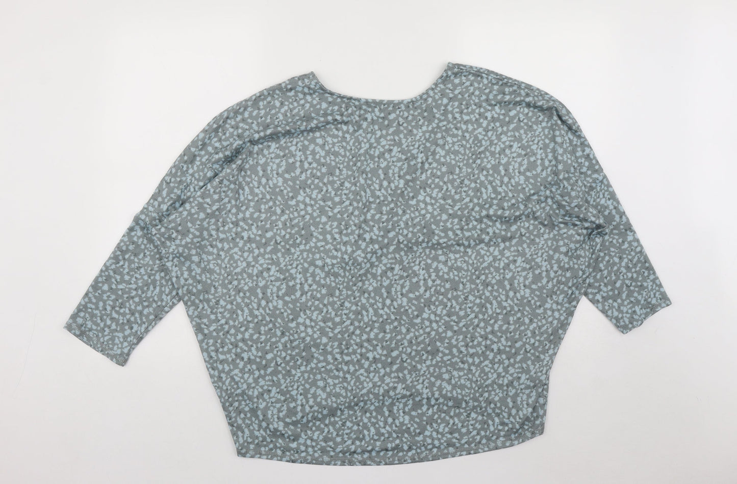 Dunnes Mens Multicoloured Square Neck Geometric Polyester Pullover Jumper Size M