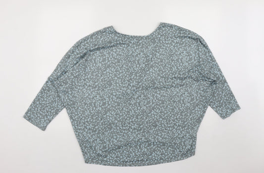 Dunnes Mens Multicoloured Square Neck Geometric Polyester Pullover Jumper Size M