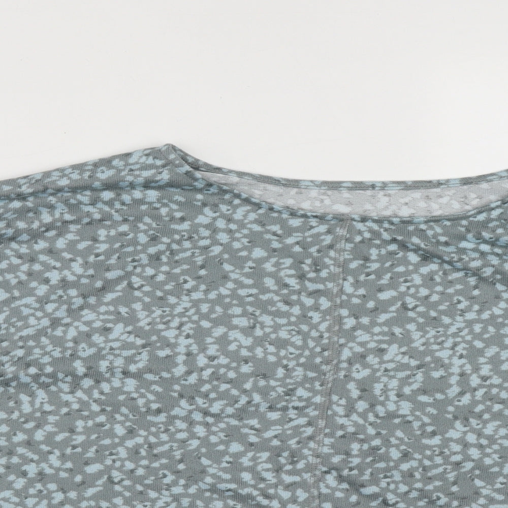 Dunnes Mens Multicoloured Square Neck Geometric Polyester Pullover Jumper Size M