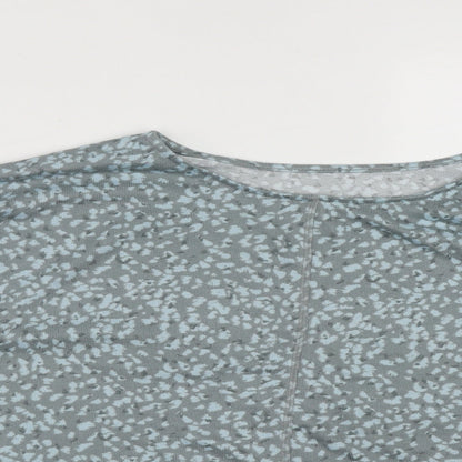 Dunnes Mens Multicoloured Square Neck Geometric Polyester Pullover Jumper Size M