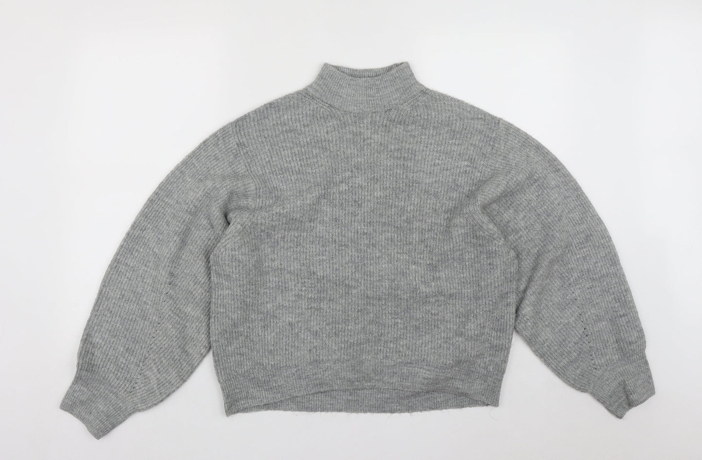 Womens UK Size M New Look Grey Pullover Jumper