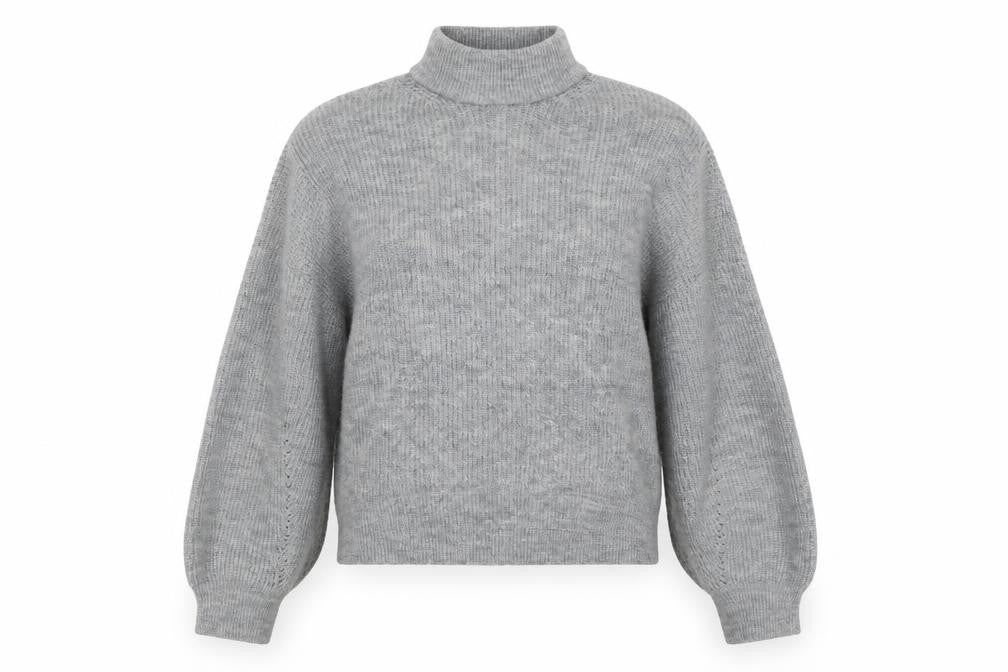 Womens UK Size M New Look Grey Pullover Jumper