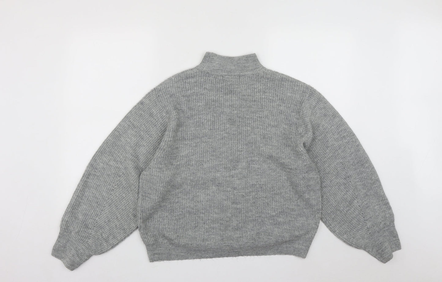 Womens UK Size M New Look Grey Pullover Jumper