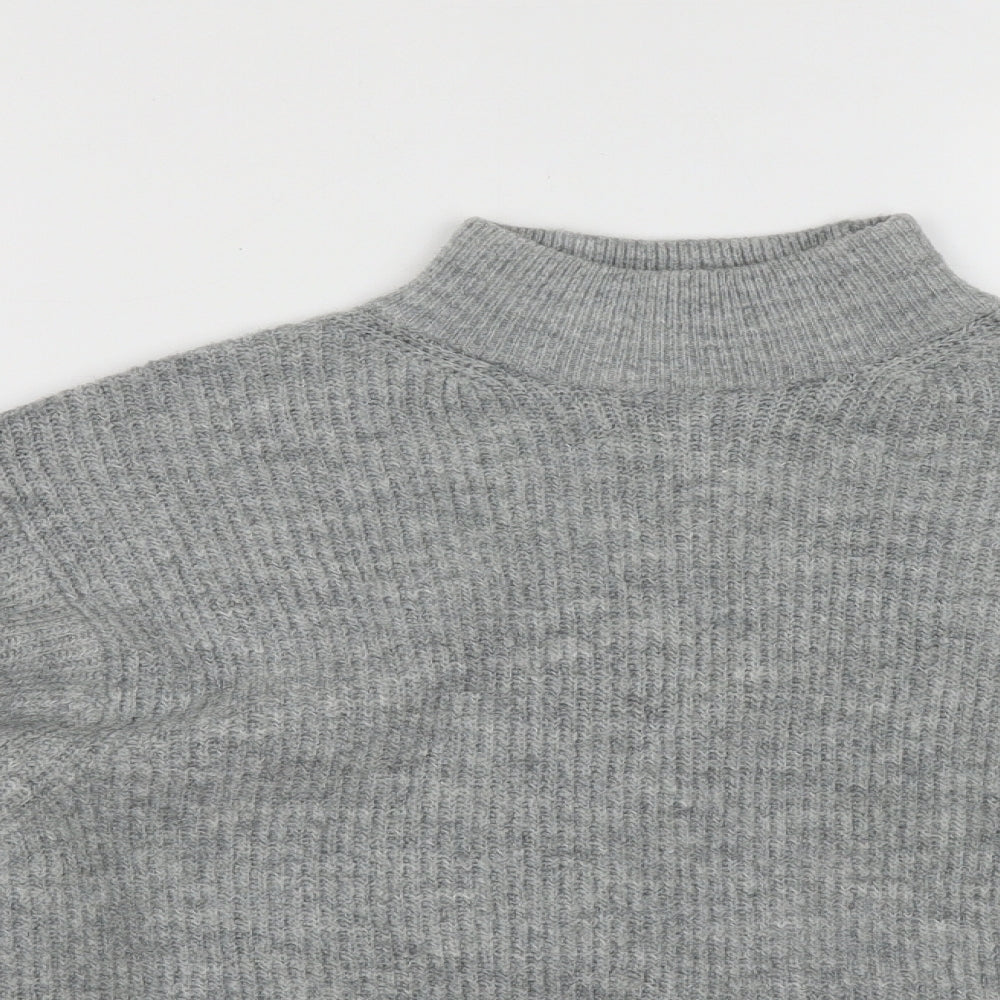 Womens UK Size M New Look Grey Pullover Jumper