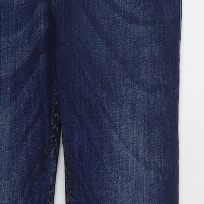 Mens UK Size 28 in Preworn Regular Fit Skinny Blue Jeans