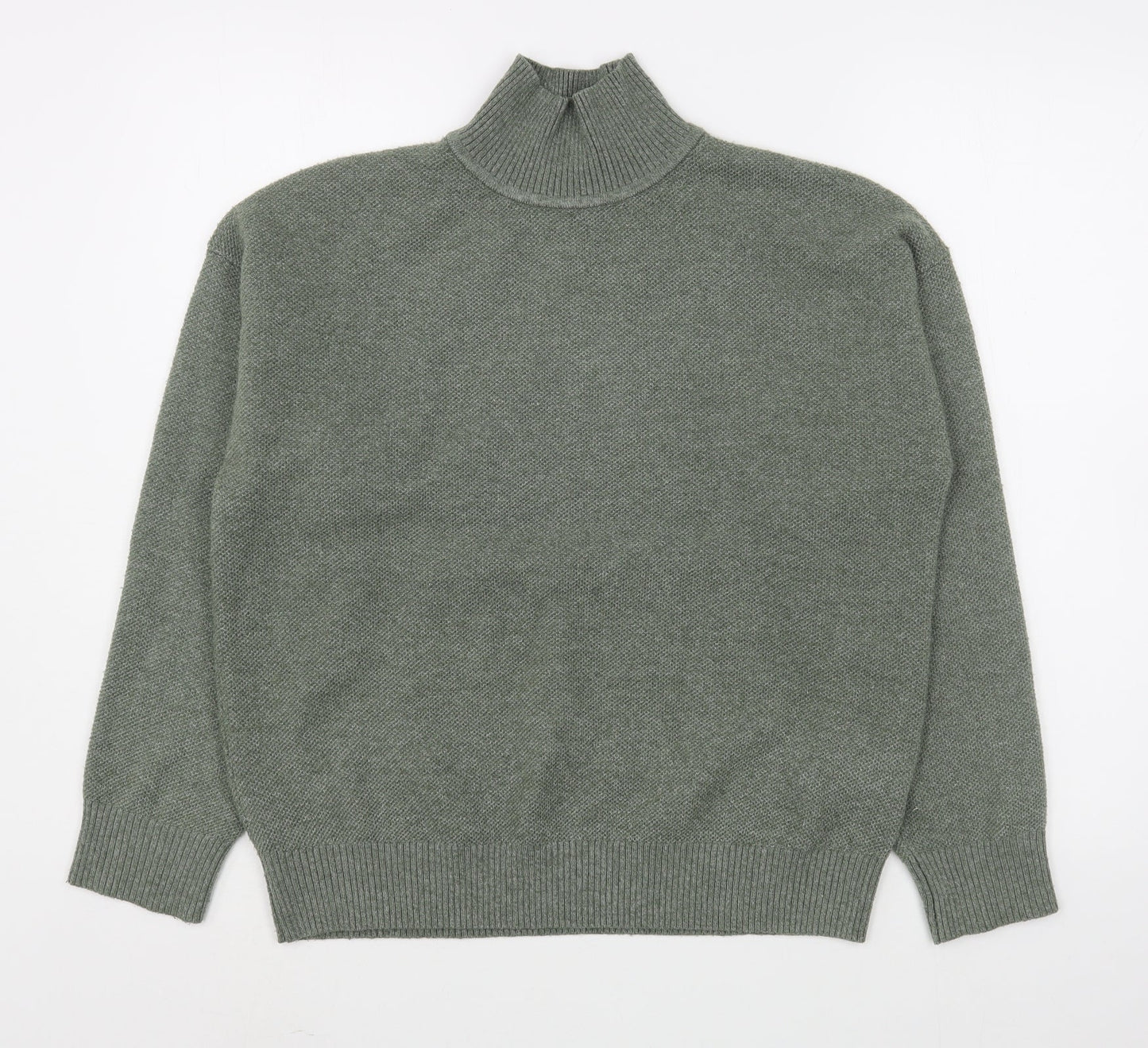Womens UK Size S Marks and Spencer Green Pullover Jumper