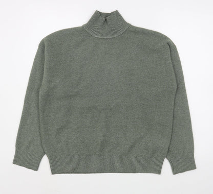Womens UK Size S Marks and Spencer Green Pullover Jumper