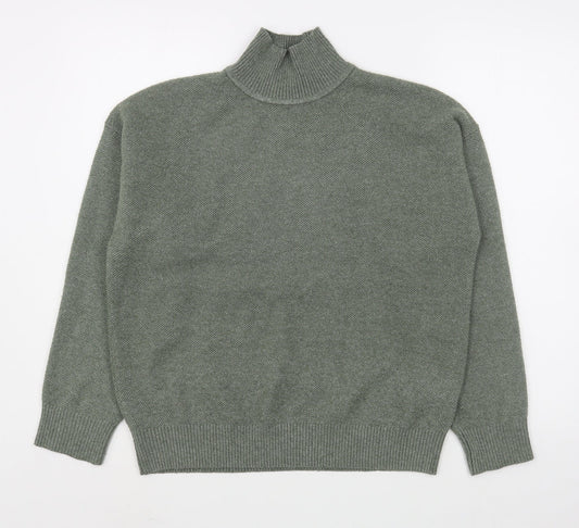 Womens UK Size S Marks and Spencer Green Pullover Jumper