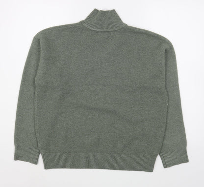 Womens UK Size S Marks and Spencer Green Pullover Jumper