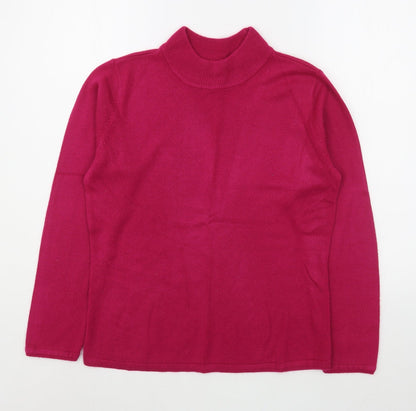 Womens UK Size S Bm Collection Pink Pullover Jumper