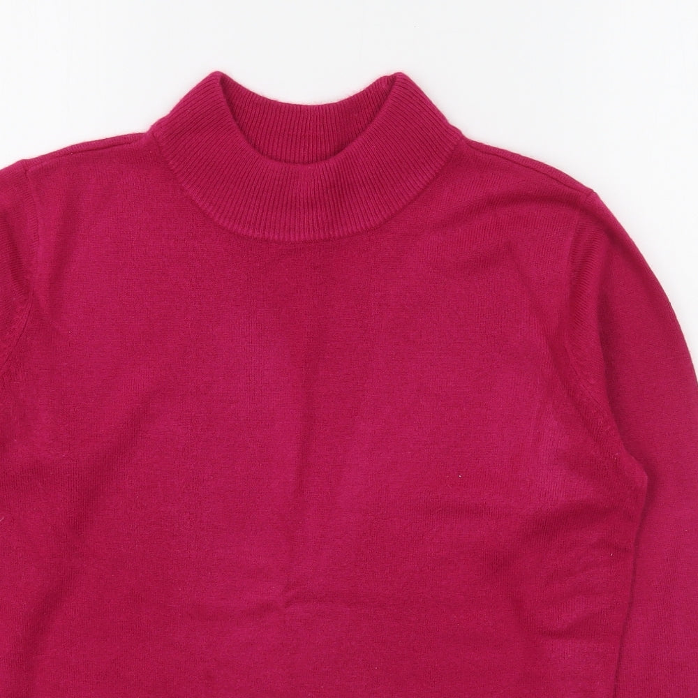 Womens UK Size S Bm Collection Pink Pullover Jumper