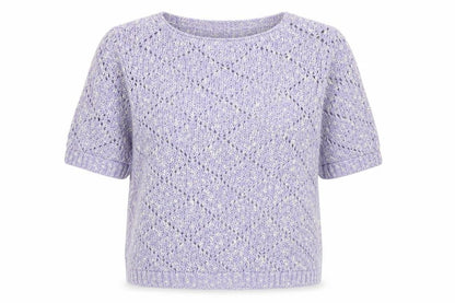 Womens UK Size M M&Co Purple Pullover Jumper