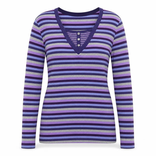 Womens UK Size M Spirit Purple Pullover Jumper