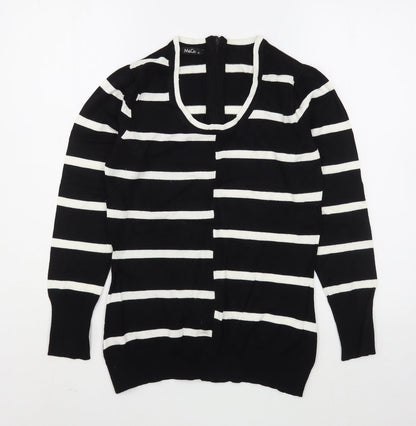 Womens UK Size M M&Co Black Pullover Jumper