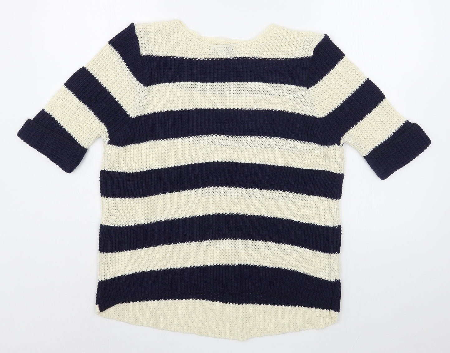 Womens UK Size M M&Co Blue Pullover Jumper
