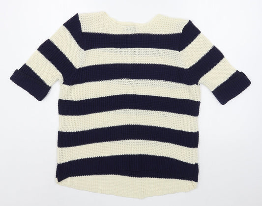 Womens UK Size M M&Co Blue Pullover Jumper