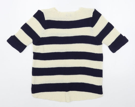 Womens UK Size M M&Co Blue Pullover Jumper
