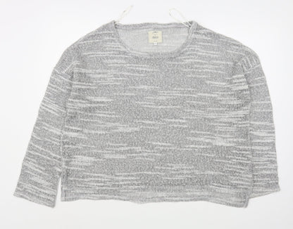 Womens UK Size 18 New Look Grey Pullover Jumper