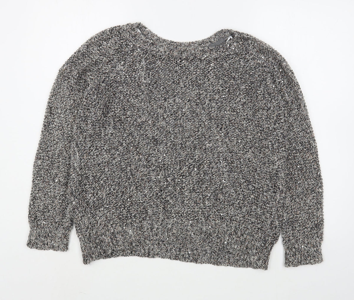 Womens UK Size 8 Dorothy Perkins Grey Pullover Jumper
