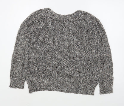 Womens UK Size 8 Dorothy Perkins Grey Pullover Jumper
