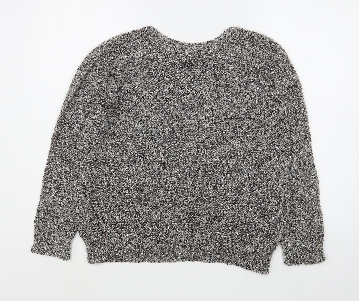 Womens UK Size 8 Dorothy Perkins Grey Pullover Jumper