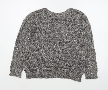Womens UK Size 8 Dorothy Perkins Grey Pullover Jumper