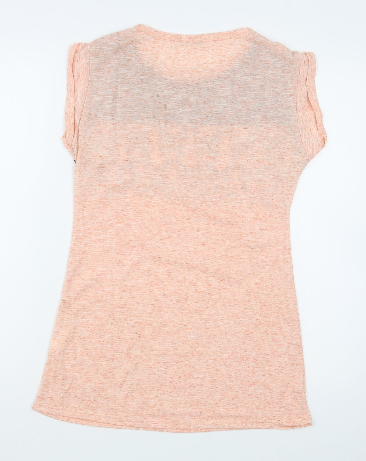 Womens UK Size S Chemistry Pink Basic T-Shirt