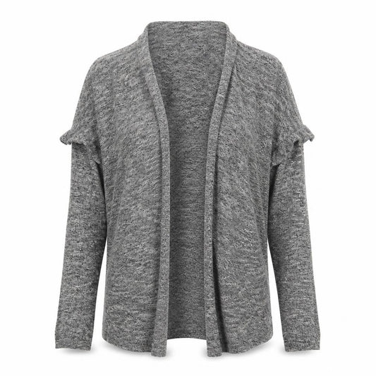 Womens UK Size 8 New Look Grey Cardigan Jumper