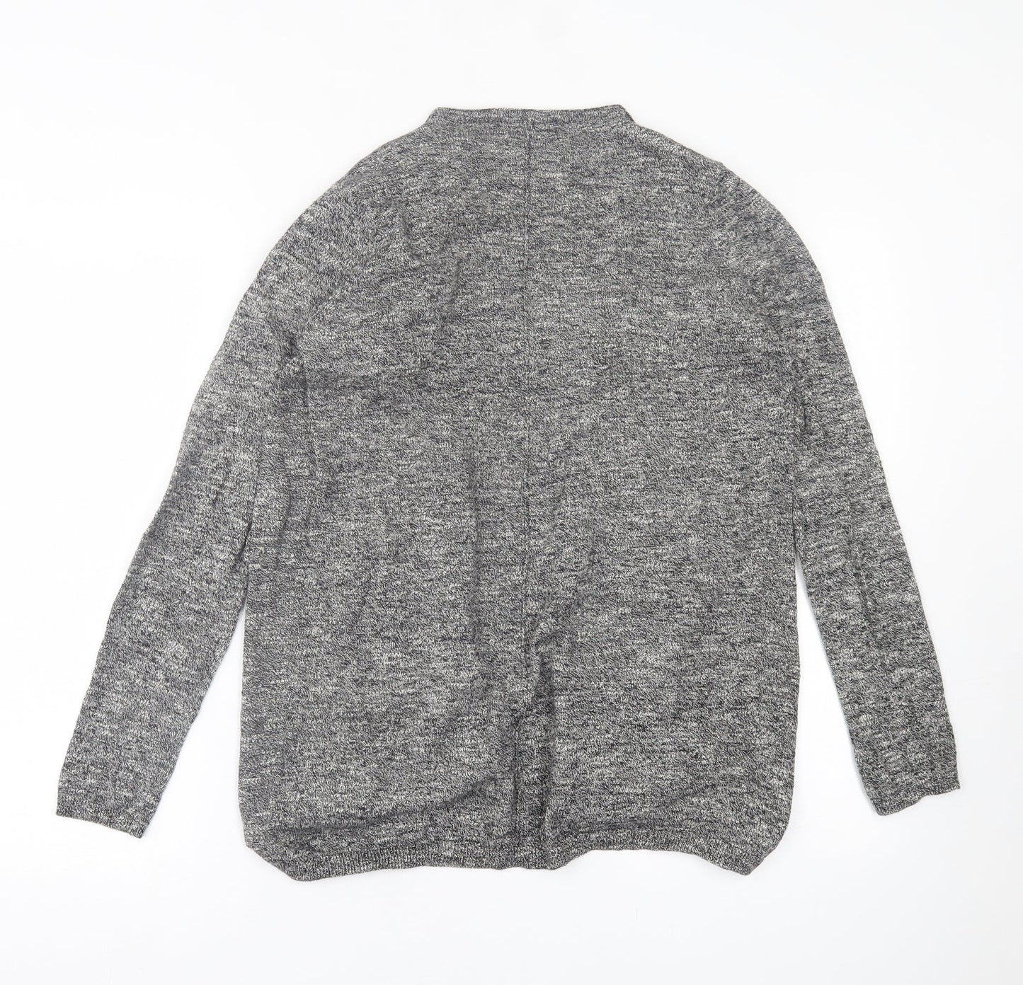Womens UK Size 8 New Look Grey Cardigan Jumper