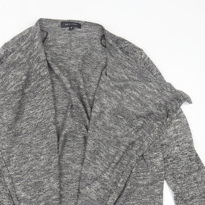 Womens UK Size 8 New Look Grey Cardigan Jumper