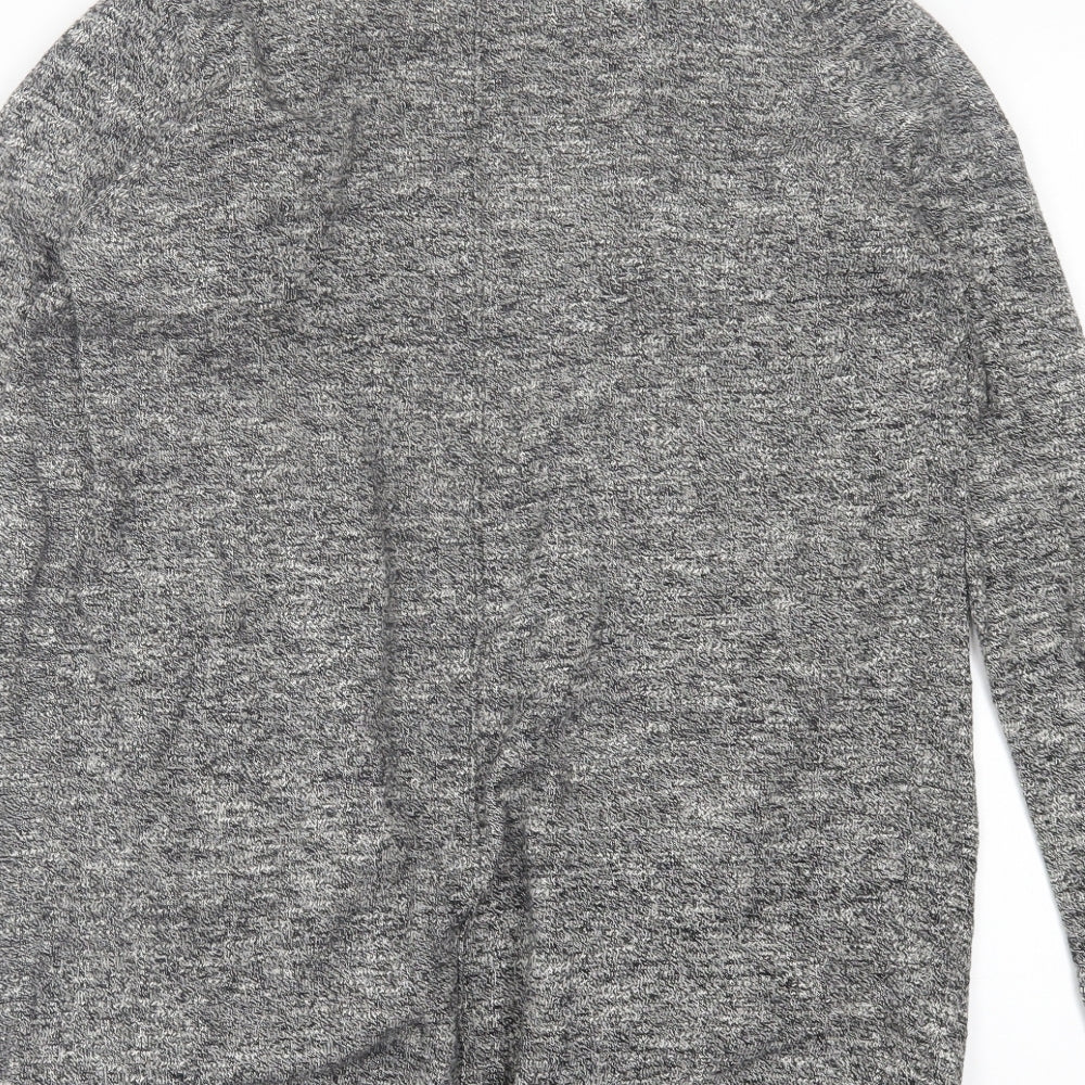 Womens UK Size 8 New Look Grey Cardigan Jumper