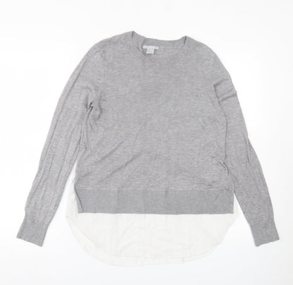 Womens UK Size S H&M Grey Pullover Jumper