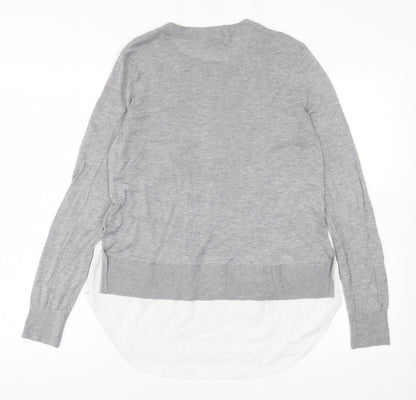 Womens UK Size S H&M Grey Pullover Jumper