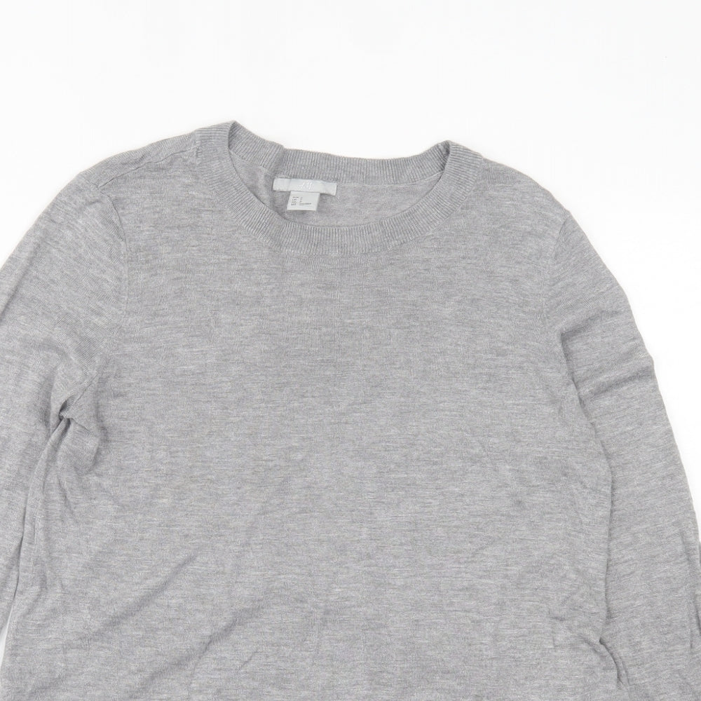 Womens UK Size S H&M Grey Pullover Jumper