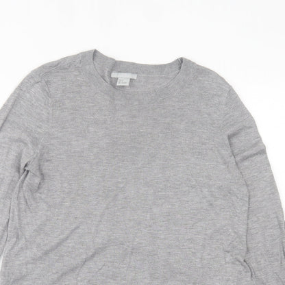 Womens UK Size S H&M Grey Pullover Jumper