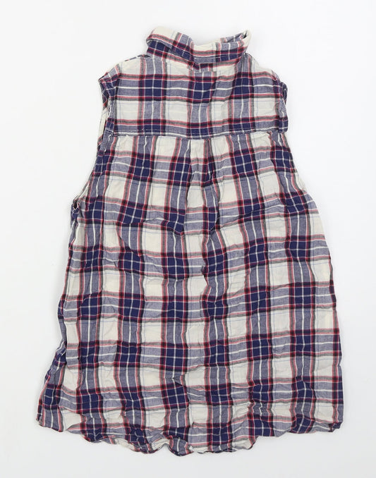 Womens UK Size 8 New Look Blue Basic Button-Up