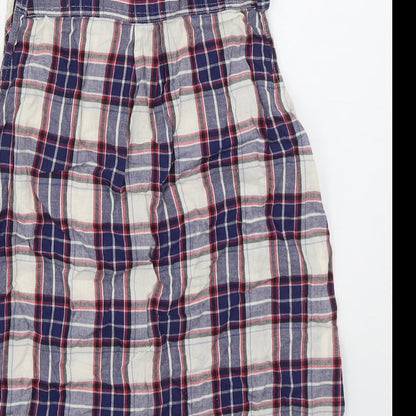 Womens UK Size 8 New Look Blue Basic Button-Up